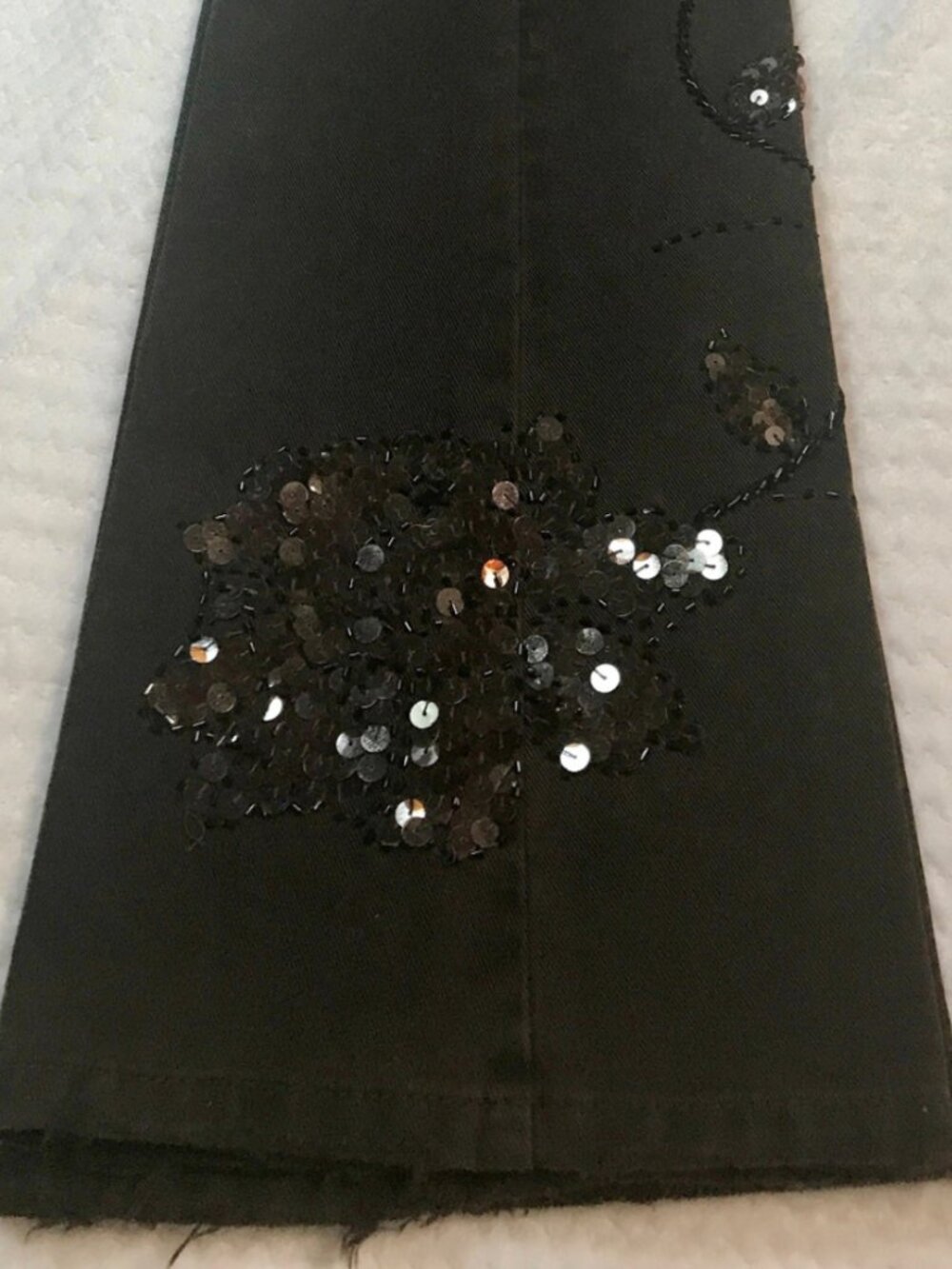 Le Jealous Sequin High Waist Vintage brown Jeans IT40 - Picture 10 of 11